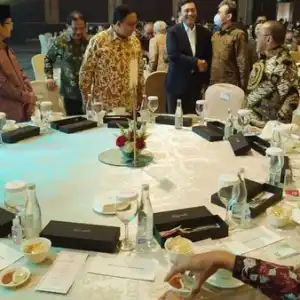Luhut hingga Anies Duduk Semeja Bareng JK di HUT Kalla Group