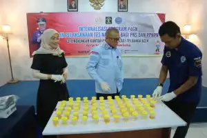 BNN Tes Urine Pegawai Imigrasi Banda Aceh, Seperti Apa Hasilnya?�