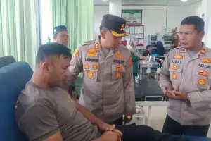 Dua Polisi di Bener Meriah Dibacok ODGJ