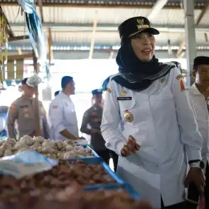 Pj Bupati Nagan Raya Tinjau Harga Kebutuhan Barang Pokok di Pasar
