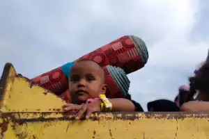 Warga Pindahkan 110 Pengungsi Rohingya ke Kantor Bupati Aceh Utara