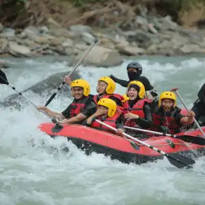 Kala Influencer Jelajah Pidie-Jajal Rafting Mane