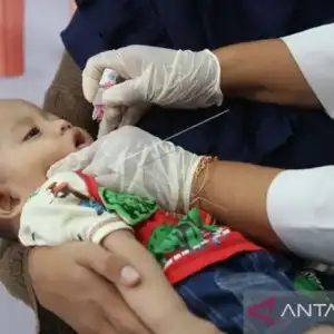 Imunisasi Massal Polio di Aceh Berlangsung Dua Tahap