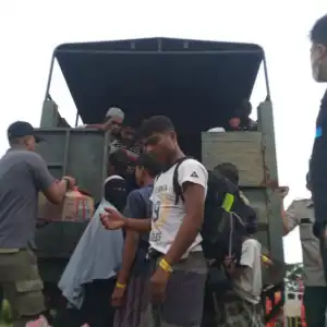 230 Imigran Rohingya Dipindahkan ke Eks Gedung Imigrasi Lhokseumawe