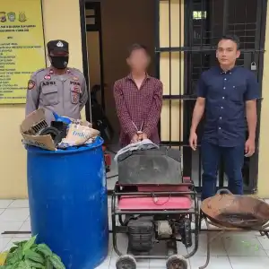Curi Mesin Genset hingga Drum Air, Pemuda asal Aceh Timur Dibekuk Polisi