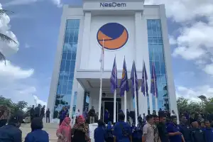 Polisi Belum Terima Laporan Terkait Kantor NasDem Dilempar Telur Busuk
