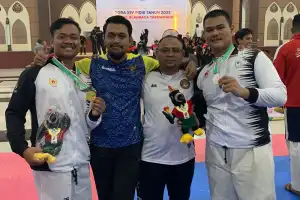 Atlet Cabor Taekwondo Aceh Barat Raih Medali Emas di PORA Pidie