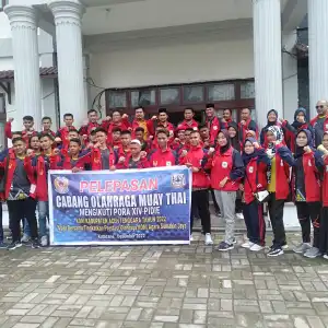 Aceh Tenggara Kirim 30 Atlet Muay Thai ke PORA Pidie, Target 4 Emas 