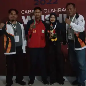 Atlet Wushu Aceh Tenggara Raih Perunggu di PORA Pidie