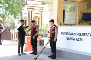 Buntut Bom Bunuh Diri di Bandung, Polresta Banda Aceh Perketat Pengamanan