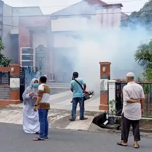 35 Kasus DBD Selama 2022, Puskesmas di Aceh Barat Fogging Rumah Warga