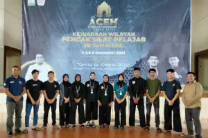 Pelajar Nagan Raya Raih 4 Medali Perunggu Kejurwil Pencak Silat 2022