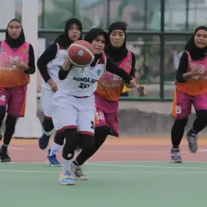 Tim Bola Basket Kontingen Banda Aceh Lolos Semifinal PORA Pidie