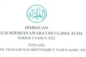MPU Larang Masyarakat Aceh Rayakan Tahun Baru Dengan Hura-hura