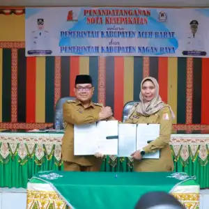 Aceh Barat-Nagan Raya Jalin Kerjasama Tekan laju Inflasi