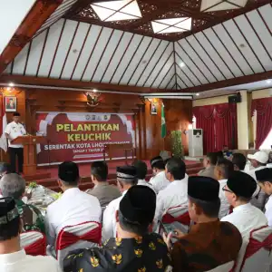 Pj Wali Kota Lantik 21 Keuchik Hasil Pilchiksung Serentak di Lhokseumawe