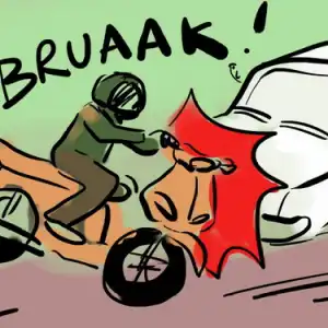 Lakalantas Antara Sepmor dan Truk Tangki di Singkil, Dua Korban Kritis