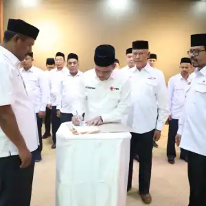 Tantawi Dilantik Sebagai Ketua PMI Aceh Utara