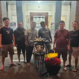 Maling Motor di Agara Ditangkap
