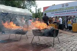 Angka Penyalahgunaan Narkoba di Aceh Barat Menurun Sepanjang 2022