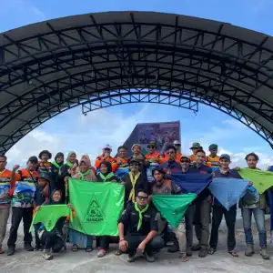 Semarakkan HUT Bener Meriah, Mapala UGL Ikut Ekspedisi ke Burni Telong