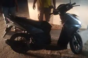 Polisi Amankan Pria Pencuri Sepeda Motor di Kebun Durian
