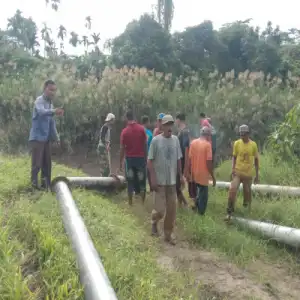 Petani Aceh Utara Optimalkan Pompa Air Atasi Sawah yang Kekeringan
