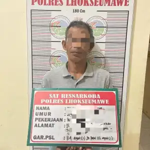 Polisi Tangkap Pengedar Sabu di Lhokseumawe