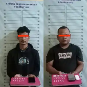 Polisi Tangkap Dua Pengedar Sabu di Pidie