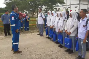 Guru dan Pelajar di Aceh Timur Belajar Tentang Tambang di PT MedcoÊ