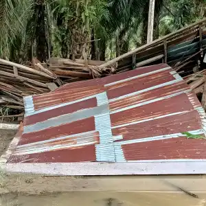 Puluhan Rumah Rusak Akibat Banjir di Langkahan