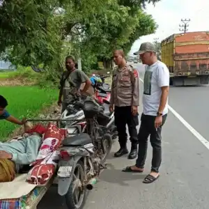 Kapolda Aceh Santuni Ayah Anak yang Viral Bawa Berobat Pakai Becak