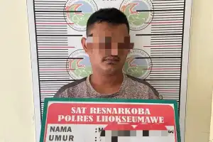 Polisi Tangkap Dua Pengedar Sabu di Lhokseumawe