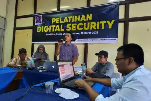 Anggota AJI Lhokseumawe Ikut Pelatihan Keamanan Digital