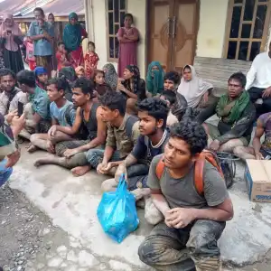 21 Imigran Rohingya di Abdya Dipindahkan ke Ladong Aceh Besar