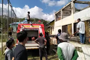 Gedung Serbaguna di Bener Meriah Terbakar, Diduga Akibat Korsleting Listrik