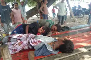 Hanyut Dengan Rakit Bambu, 3 WNA Myanmar Terdampar ke Aceh Timur