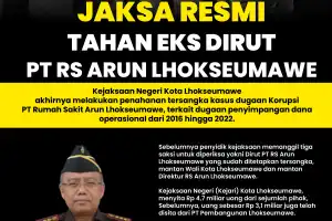 Jaksa Tahan Eks Dirut PT RS Arun Lhokseumawe