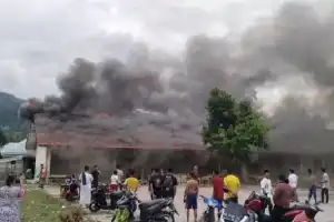 Tiga Unit Rumah Warga dan Gedung Sekolah di Aceh Tenggara Ludes Terbakar