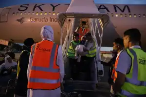 386 Jemaah Haji Kloter 4 Tiba di Aceh, 1 Orang Ditunda karena Sakit