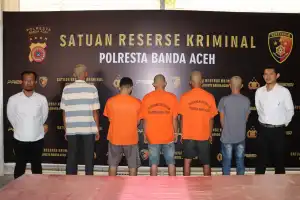 Komplotan Pencuri di Banda Aceh Diringkus Polisi