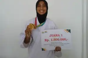 Siswi MAN Aceh Singkil Juara Lomba Karate Putri Tingkat Kabupaten