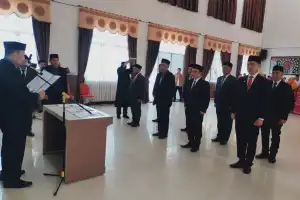 Pj Bupati Bener Meriah Lantik 8 Pejabat Tinggi Pratama