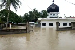 Tanggul Jebol, Banjir Aceh Utara Meluas