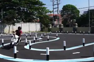 Jalur Lintasan Praktek SIM Berubah, Jumlah Pemohon di Aceh Barat Meningkat