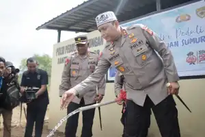 Warga Gampong Lamsie dapat Bantuan Sumur Bor dan Pompa Air dari Polda Aceh