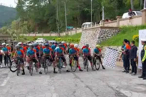 Ratusan Pesepeda dari Sumatera dan Jawa Jajal Jalanan Perbukitan Gayo