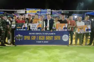 Bank Aceh Raih Juara 1 Turnamen Voli Piala DPRK Abdya