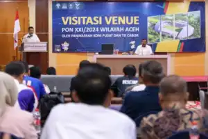 Pj Gubernur Ingatkan agar Venue PON dapat Digunakan Untuk Majukan Dunia Olahraga Aceh