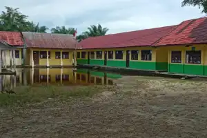 Banjir Aceh Singkil Mulai Surut